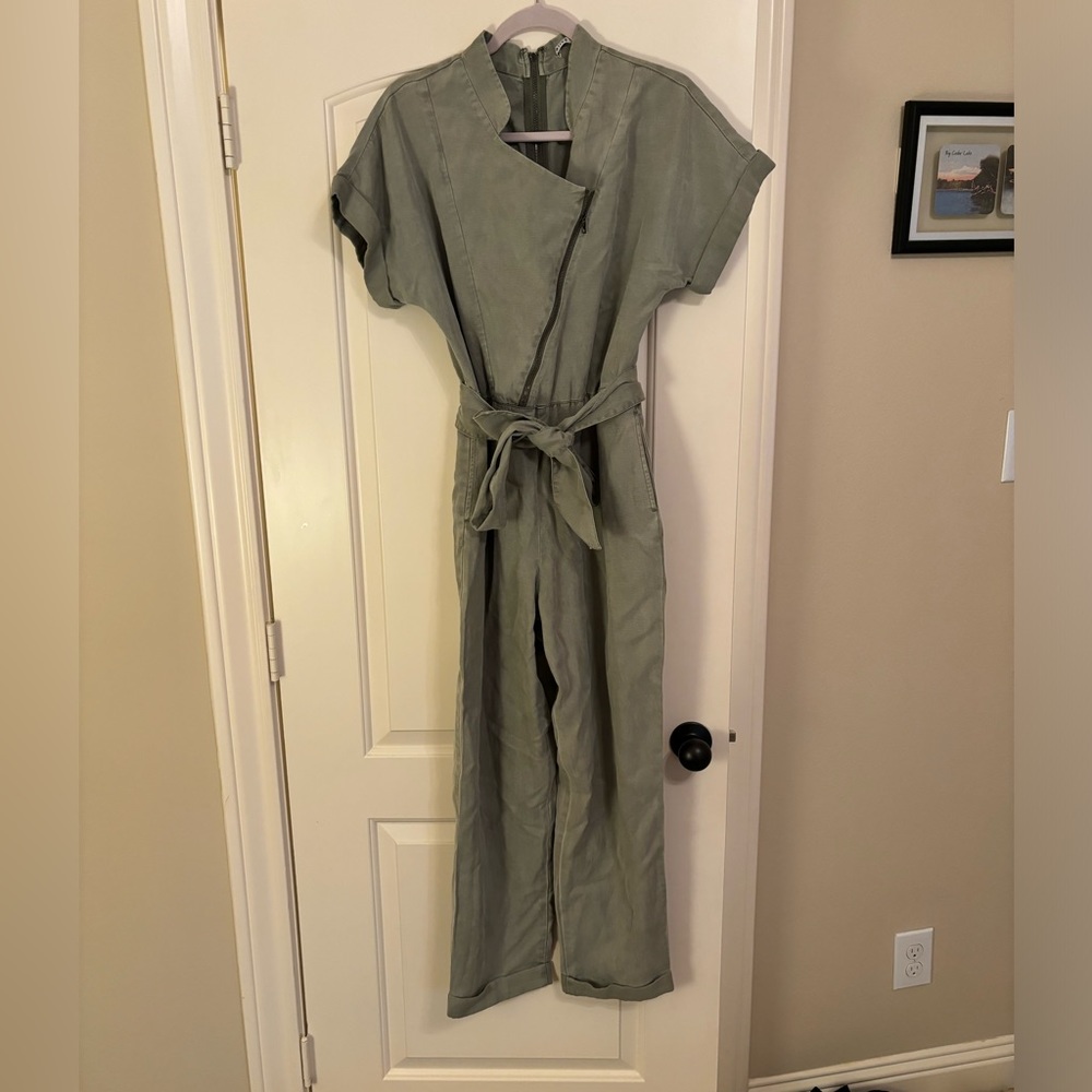 Alice and Olivia Olive Jumpsuit